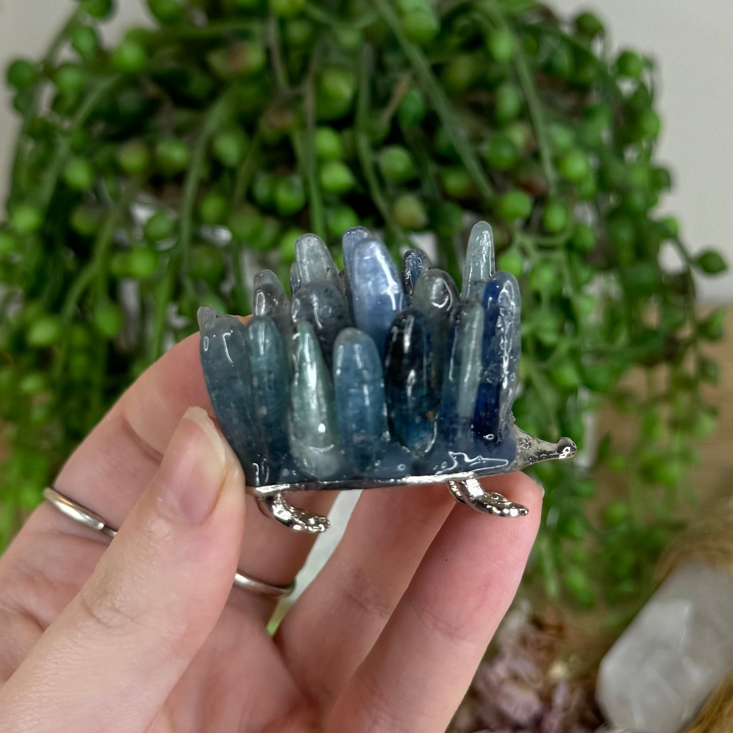 Blue Kyanite Hedgehog (Q553)