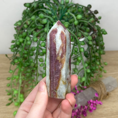 Pink Tourmaline Point (928A)