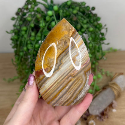 Crazy Lace Agate Arch Free Form (X24)