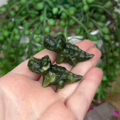 Green Jade Mini Crocodile