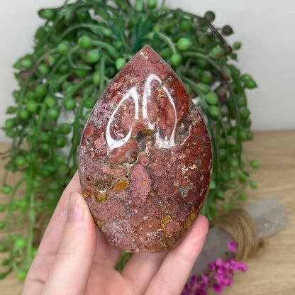 Pink Crazy Lace Agate Arch Free Form (818A)