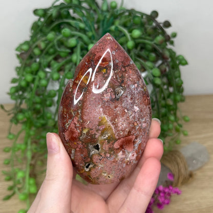 Pink Crazy Lace Agate Arch Free Form (818A)