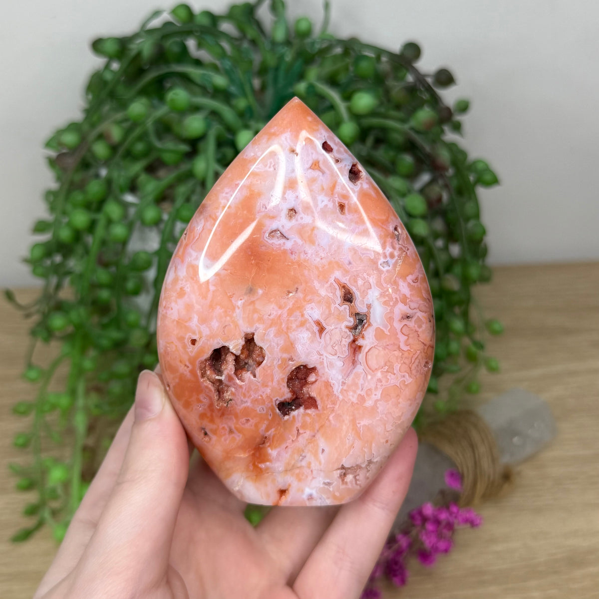 Pink Carnelian Arch Free Form (824A)