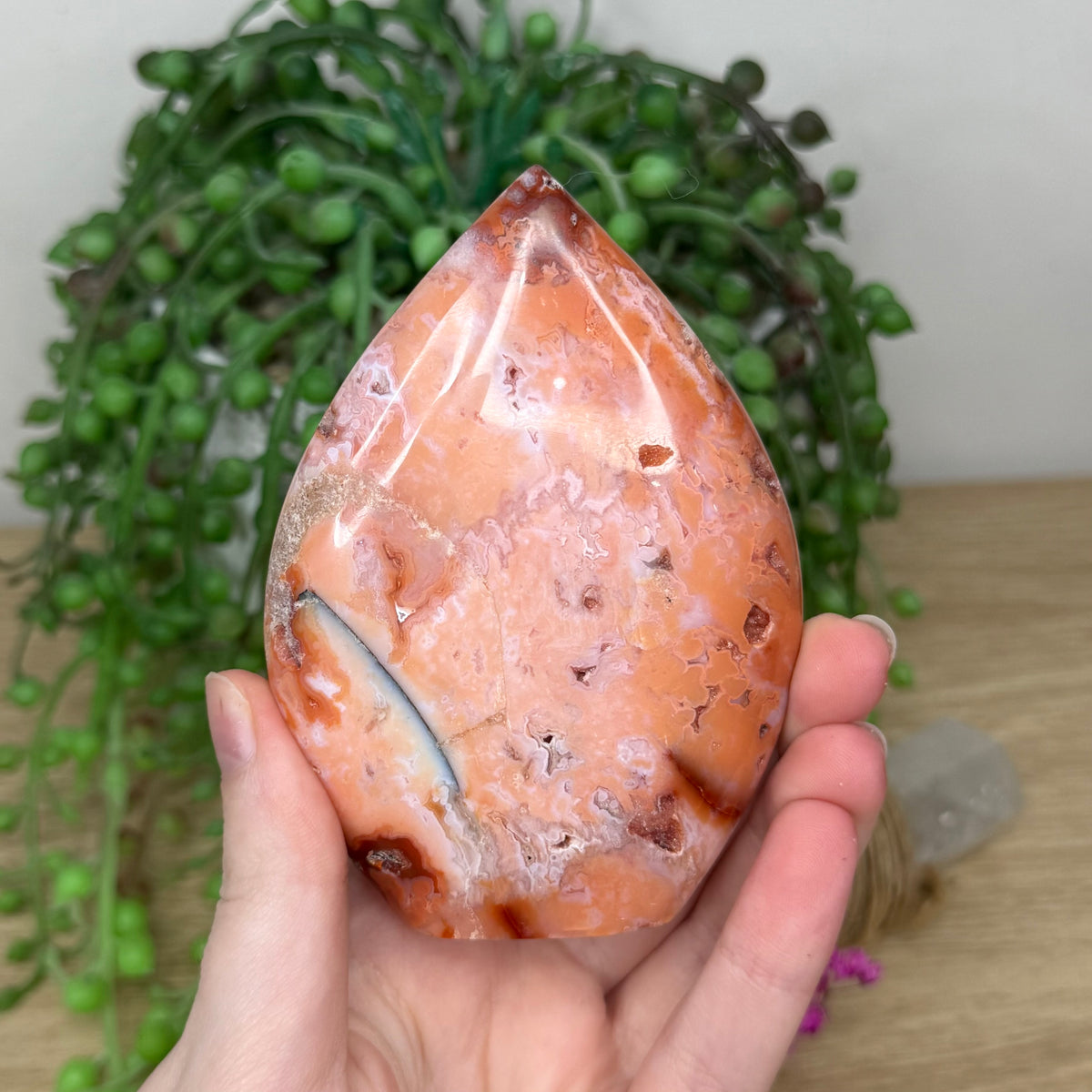 Pink Carnelian Arch Free Form (822A)