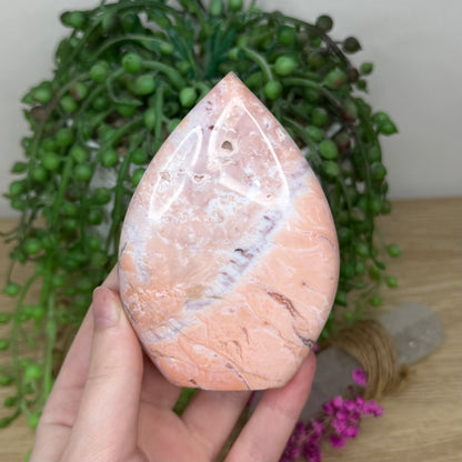 Pink Carnelian Arch Free Form (823A)