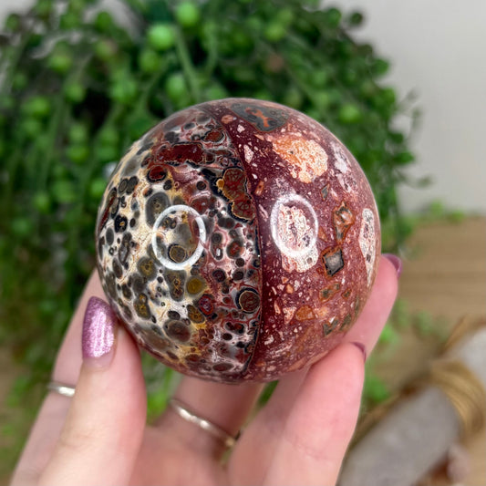 Leopard Skin Jasper Sphere (U970)