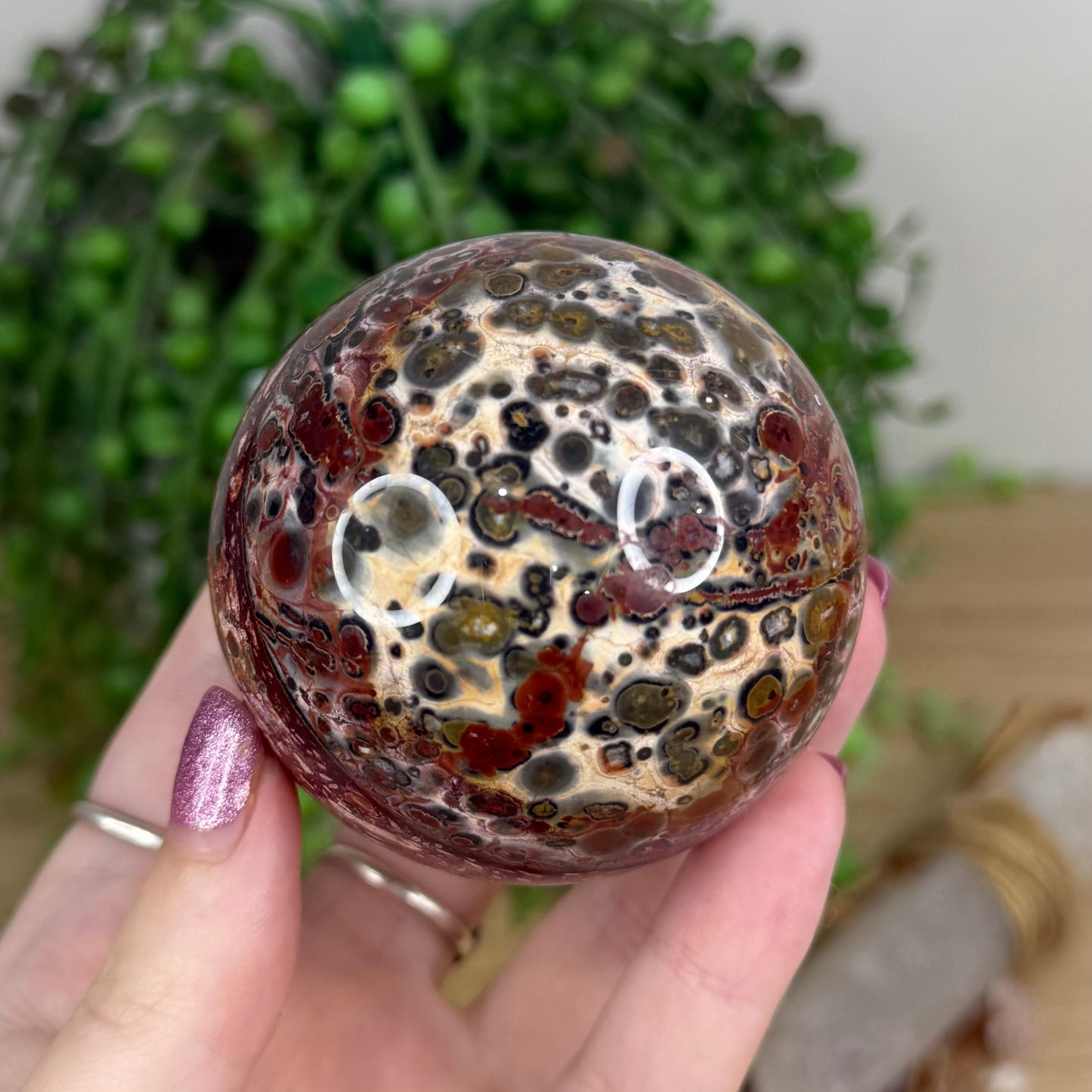 Leopard Skin Jasper Sphere (U970)