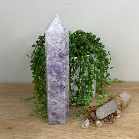 Lepidolite Tower (W554)