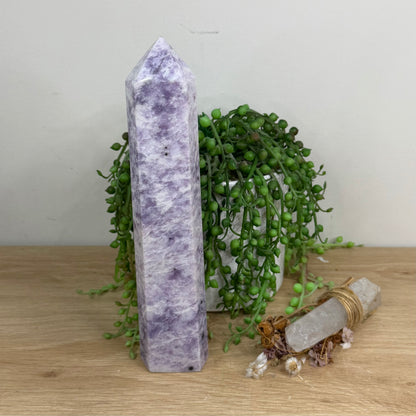 Lepidolite Tower (W555)