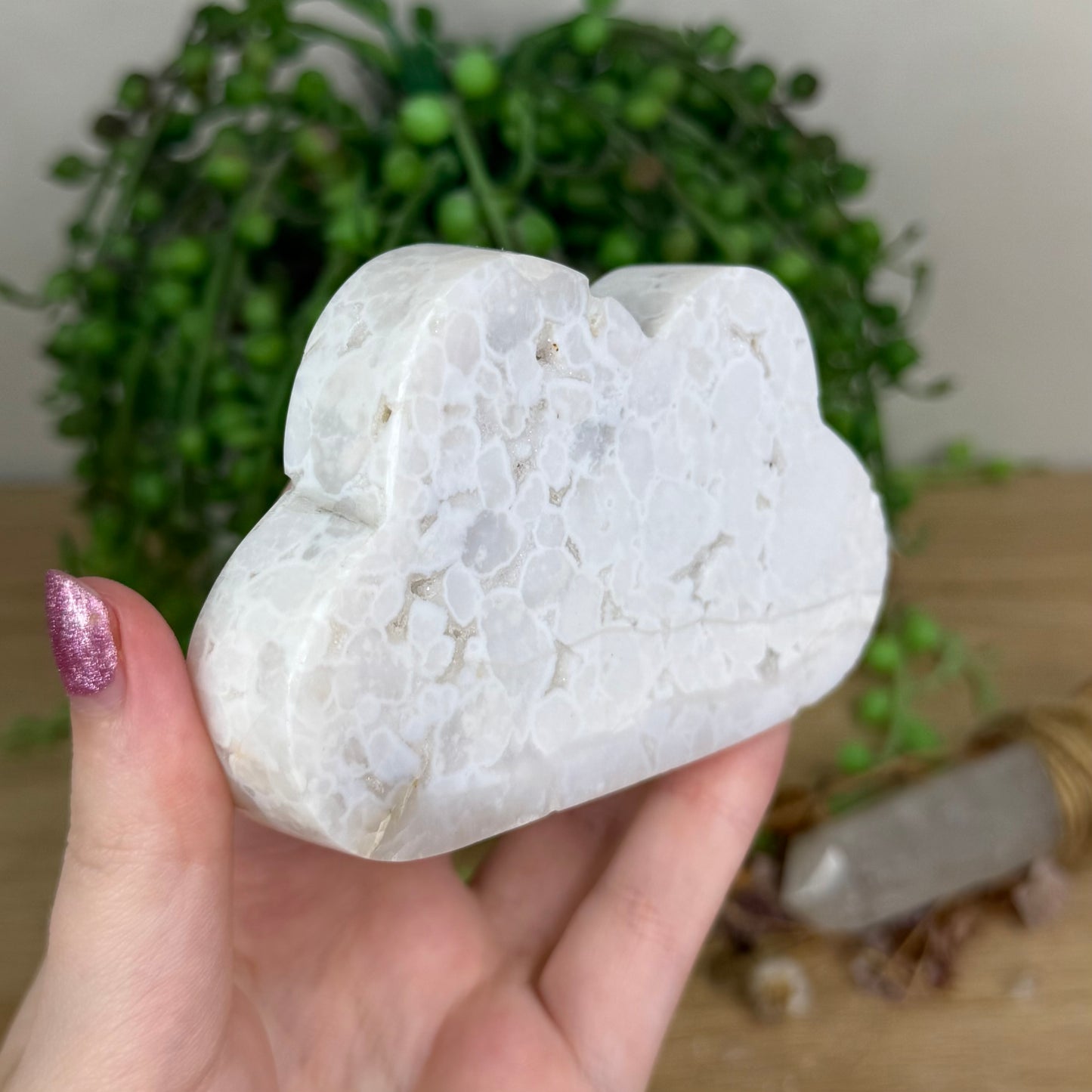 White Plume Agate Cloud (W236)