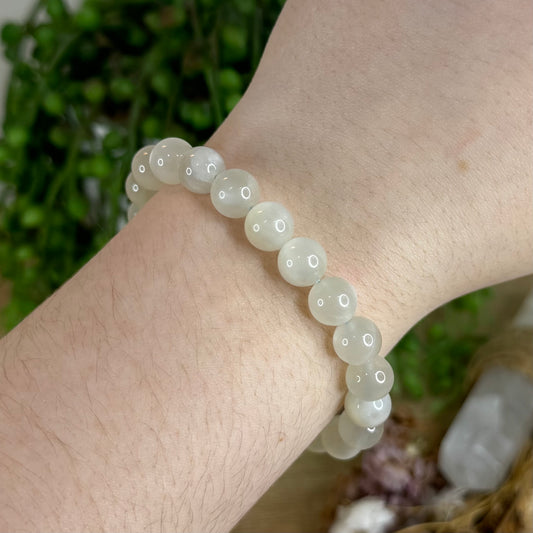 Green Moonstone Bracelet (Q692)
