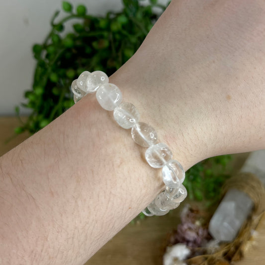 Clear Quartz Nugget Bracelet (Q591) (Q597) (Q598) (Q892) (Q592) (P891) (Q593) (Q599) (P889) (Q594) (Q590) (Q596) (P893) (Q595)