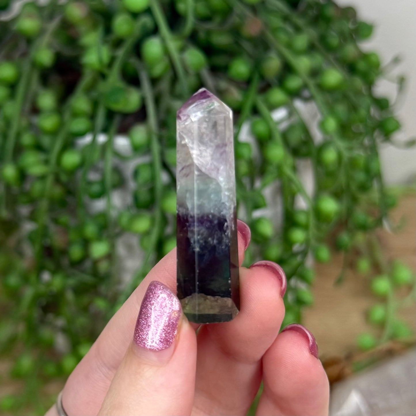 Rainbow Fluorite Mini Point 1