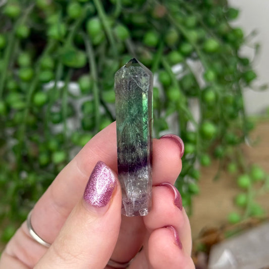Rainbow Fluorite Mini Point 3