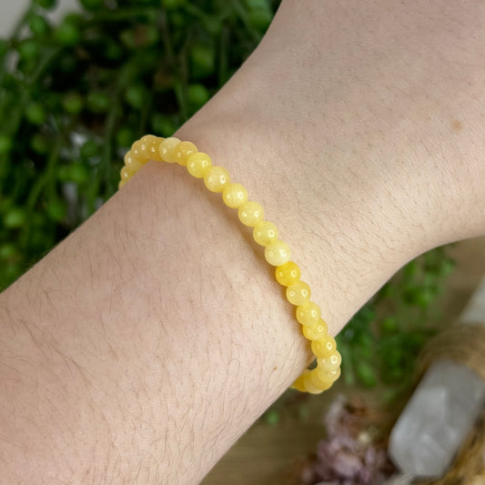Yellow Calcite Bracelet (Q521) (Q522)