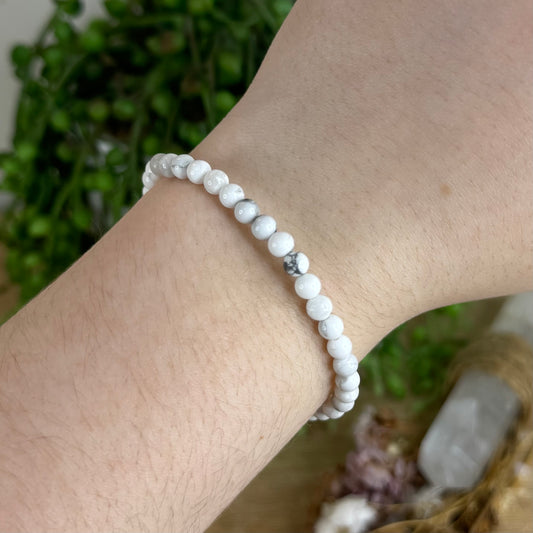 Howlite Bracelet (Q492) (Q493)
