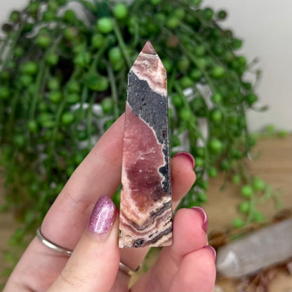 Rhodochrosite Point (W153)