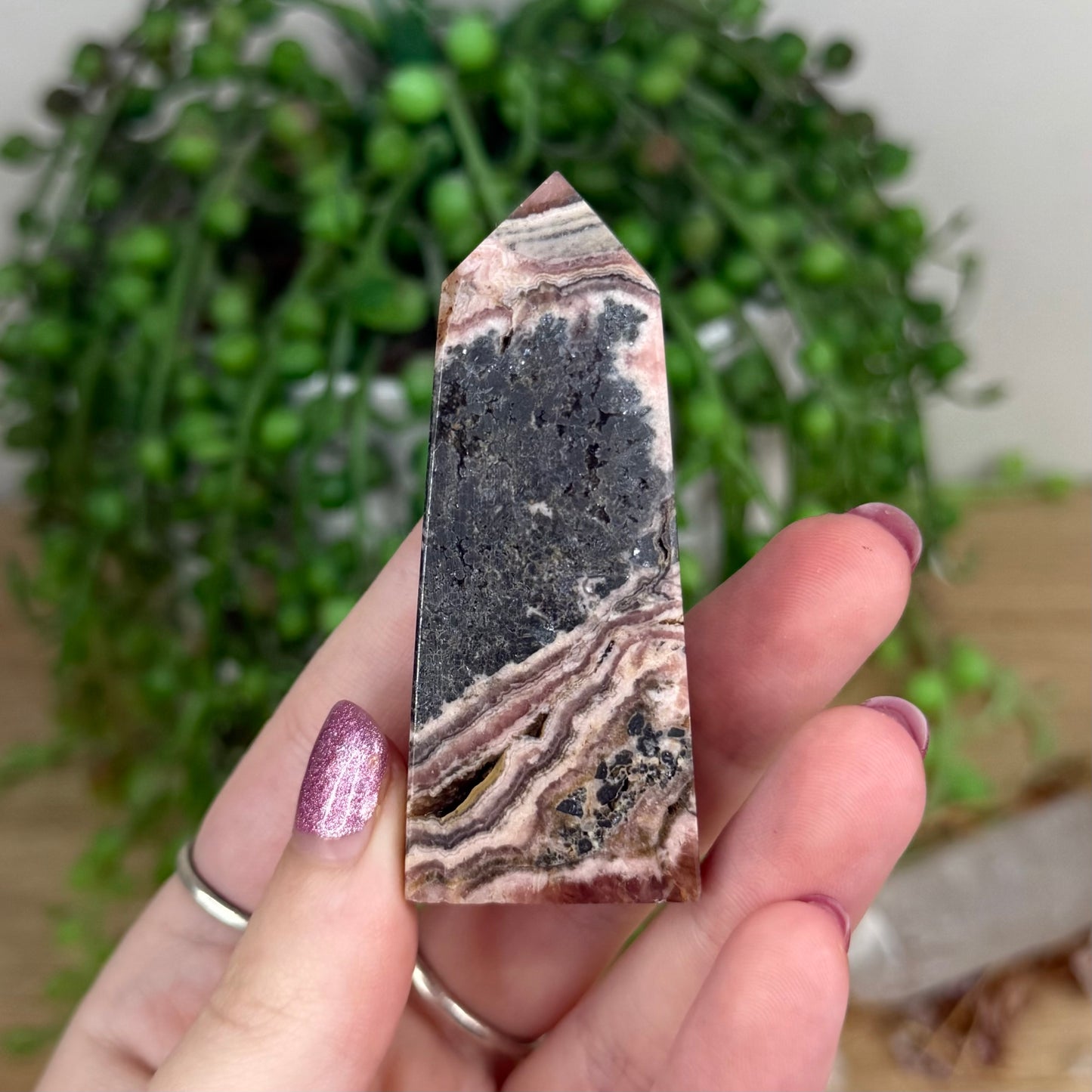 Rhodochrosite Point (W153)