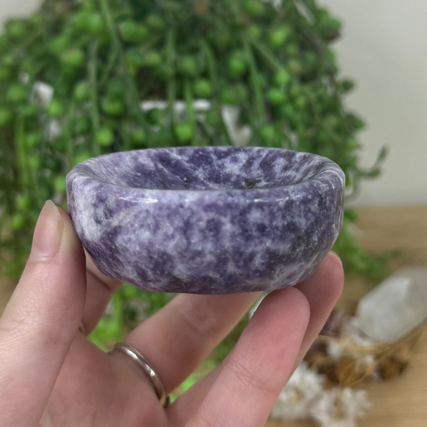 Lepidolite Bowl (M23)