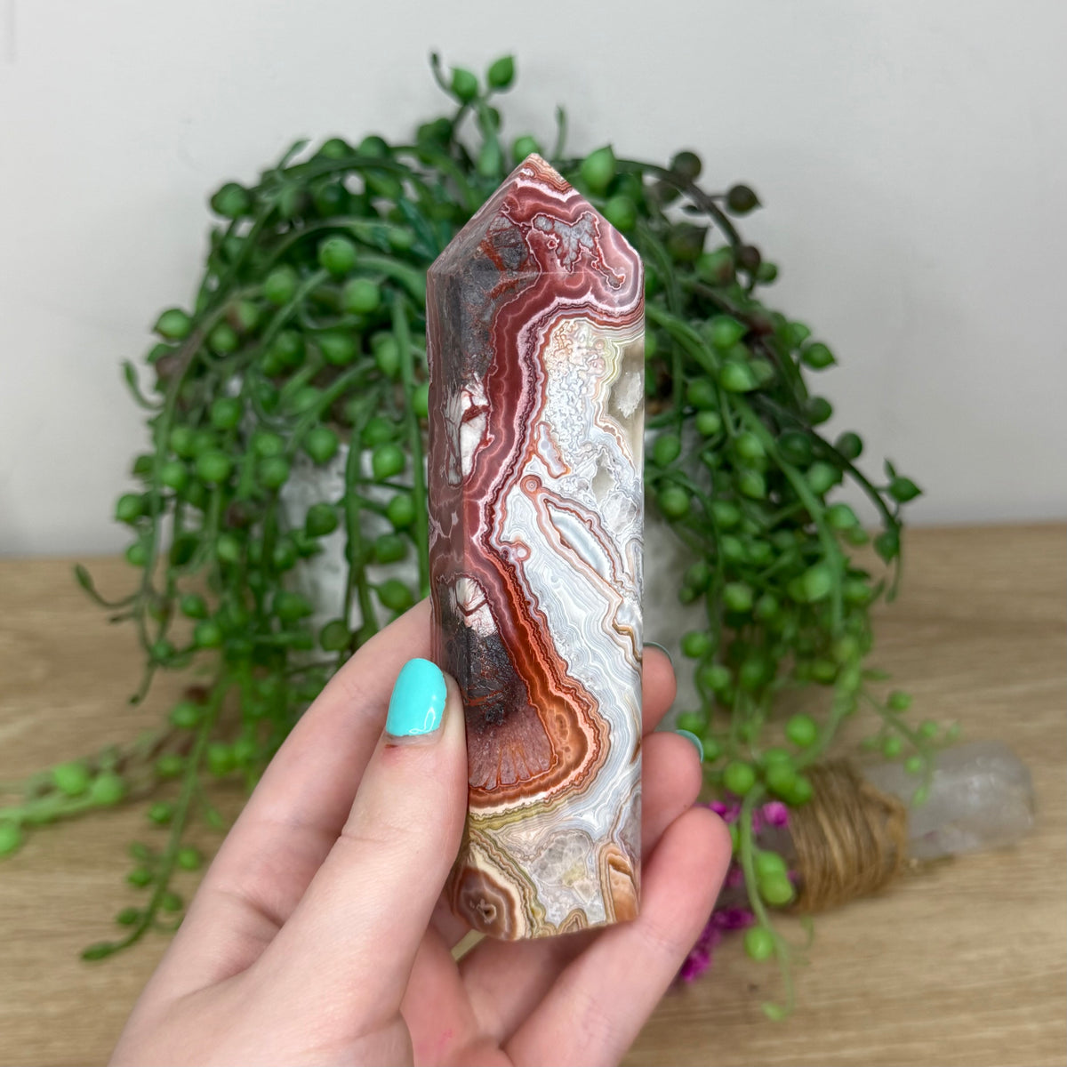 Mexican Crazy Lace Agate Point (305B)