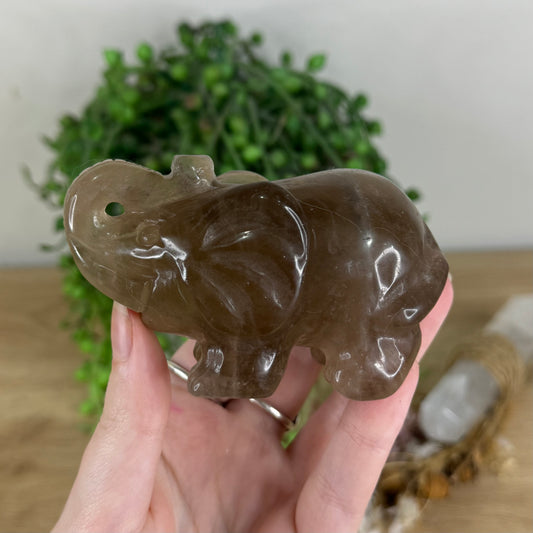 Smokey Quartz Elephant (Q930)