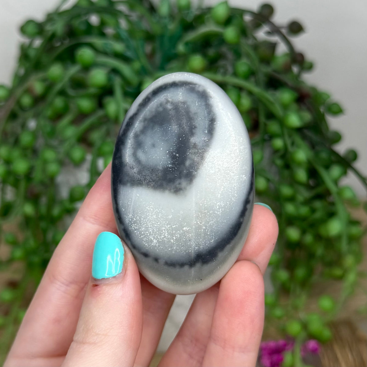 Taiji Jasper Palm Stone (174B)