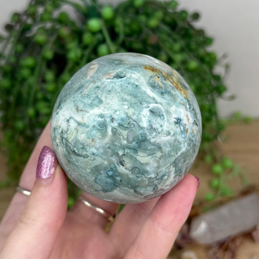 Green Jasper Sphere (U901)
