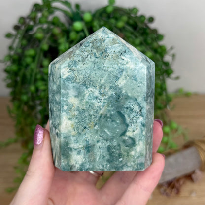 Green Jasper Domino Point (U899)