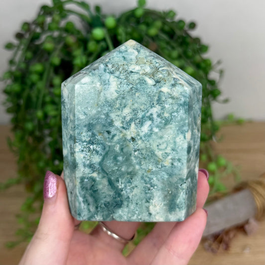 Green Jasper Domino Point (U894)