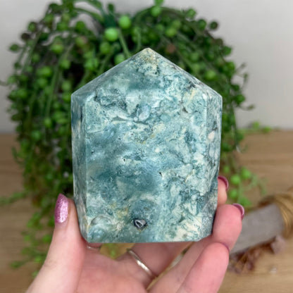 Green Jasper Domino Point (U894)