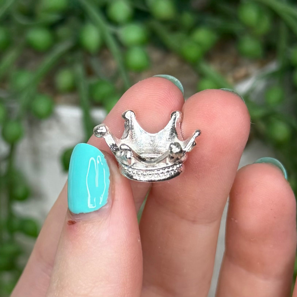 Mini Silver Crown Sphere Stands
