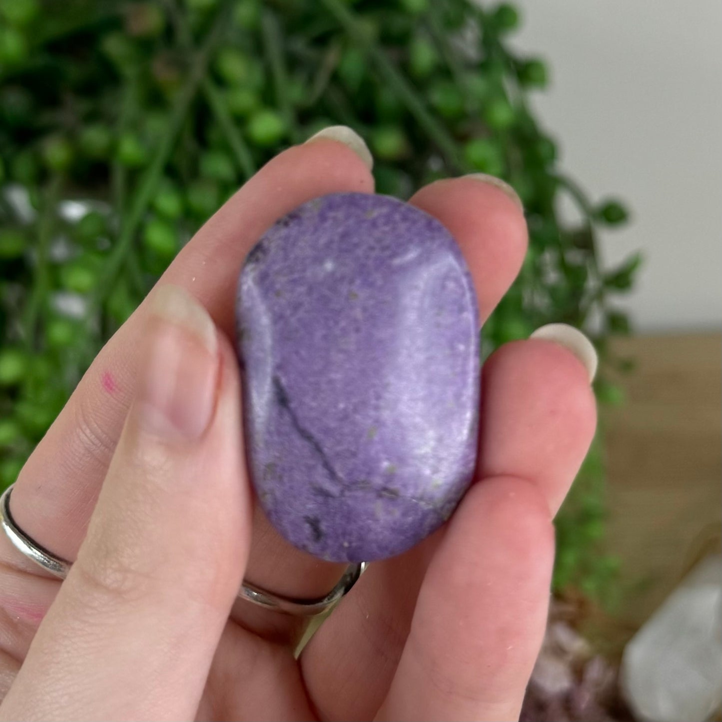 Atlantisite Palm Stone (Q785)