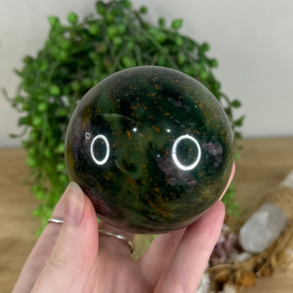 Ruby In Zoisite Sphere (Q789)