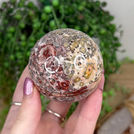 Leopard Skin Jasper Sphere (U969)