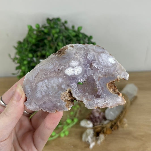 Pink Amethyst / Flower Agate Slab (Q973)