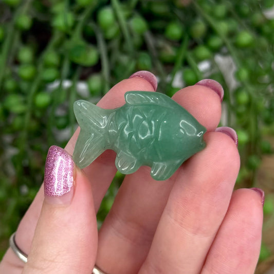Green Aventurine Small Fish