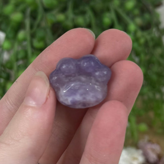 Purple Fluorite Small Paw