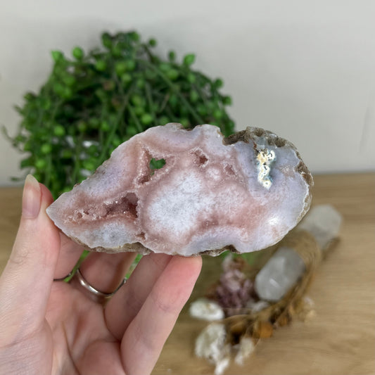 Pink Amethyst / Flower Agate Slab (Q968)
