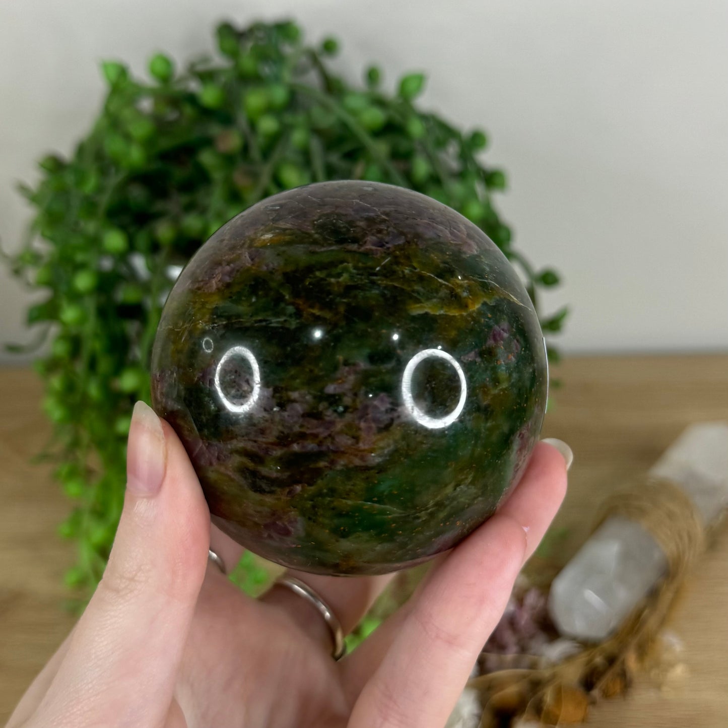 Ruby In Zoisite Sphere (Q790)