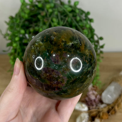 Ruby In Zoisite Sphere (Q790)