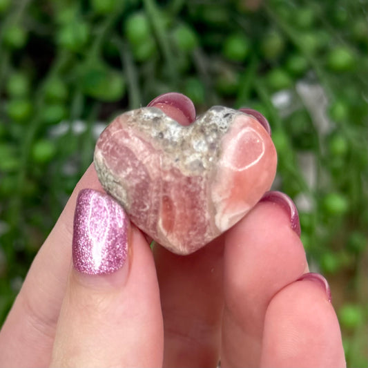Rhodochrosite Heart (W107)
