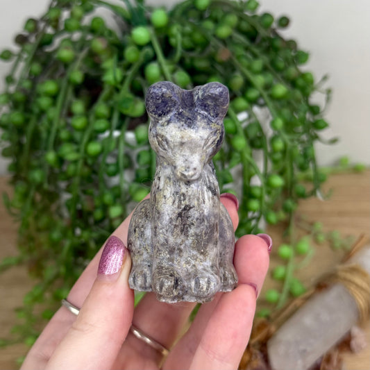 Purple Fluorite Root Fox (W260)