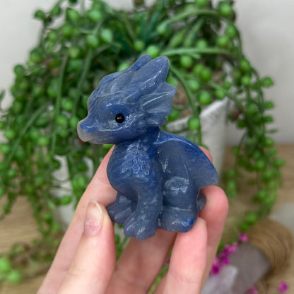 Blue Aventurine Dragon (407B)