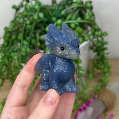 Blue Aventurine Dragon (407B)