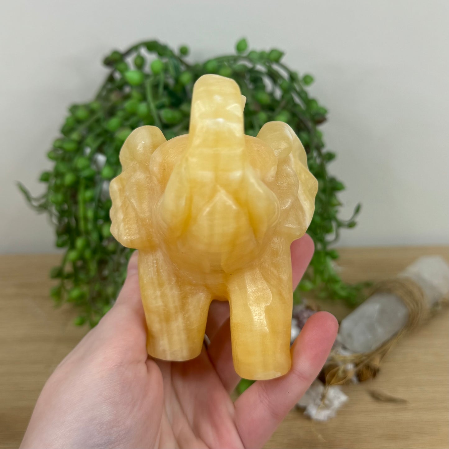 Yellow Calcite Elephant (M436)