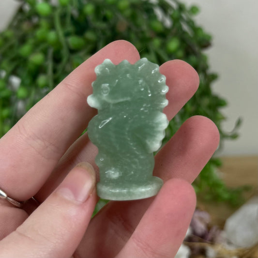 Green Aventurine Seahorse (M446)