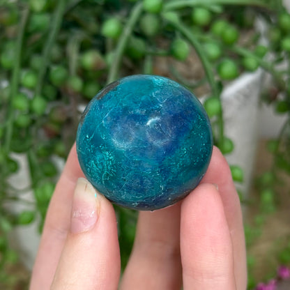 Chrysocolla Sphere (398B)