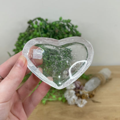 Clear Quartz Heart Bowl (M453)