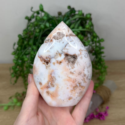 Pink Plume Agate Arch Free Form (193B)