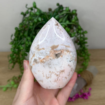Pink Plume Agate Arch Free Form (192B)